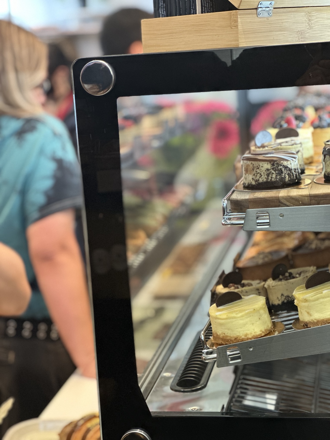Pastries displayed at the Le Saint Honoré Irvine bakery